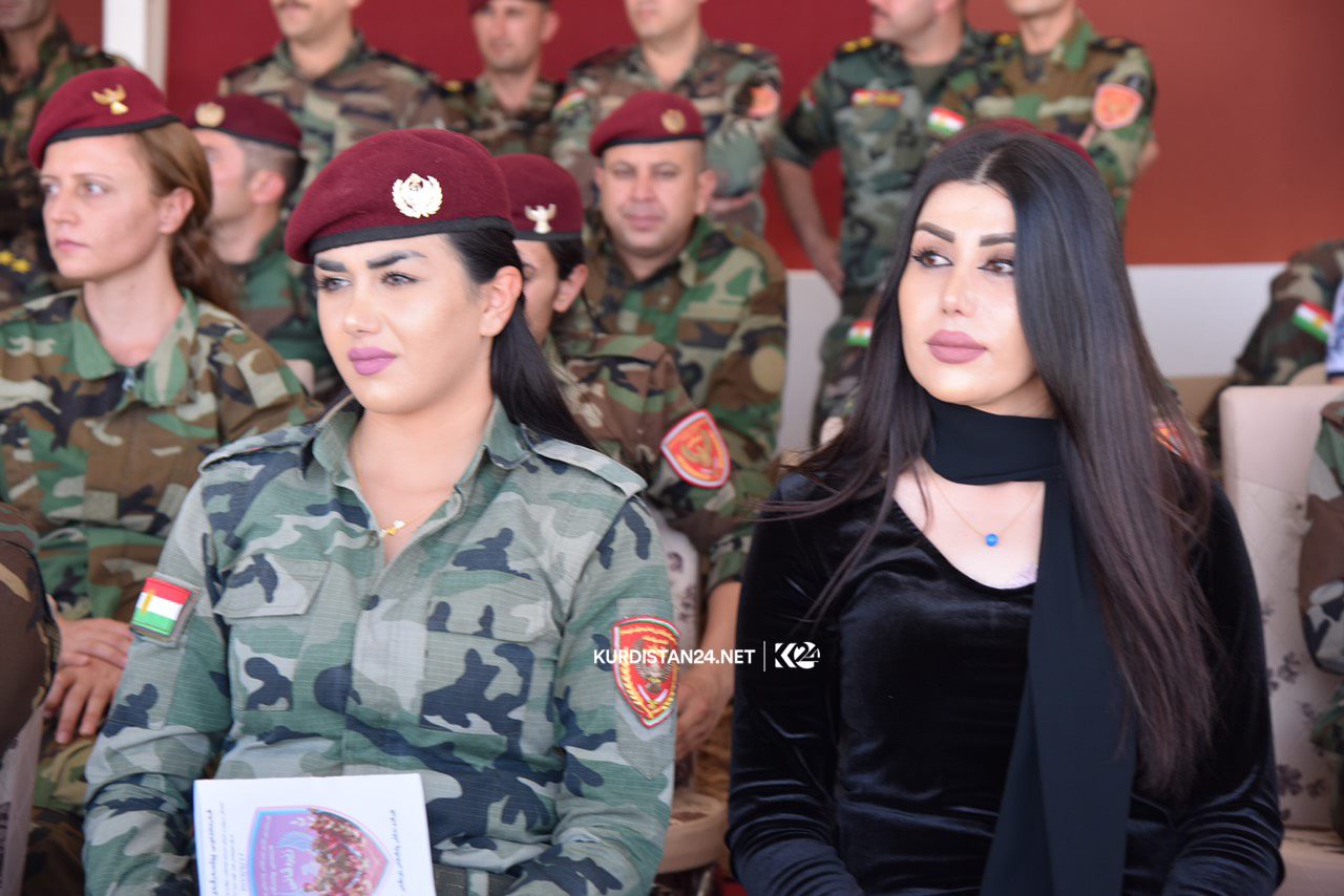 A total of 457 Kurdish Peshmerga fighters completed months of military training which US-led coalition advisers supervised, Aug. 27, 2019. (Photo: Kurdistan 24)